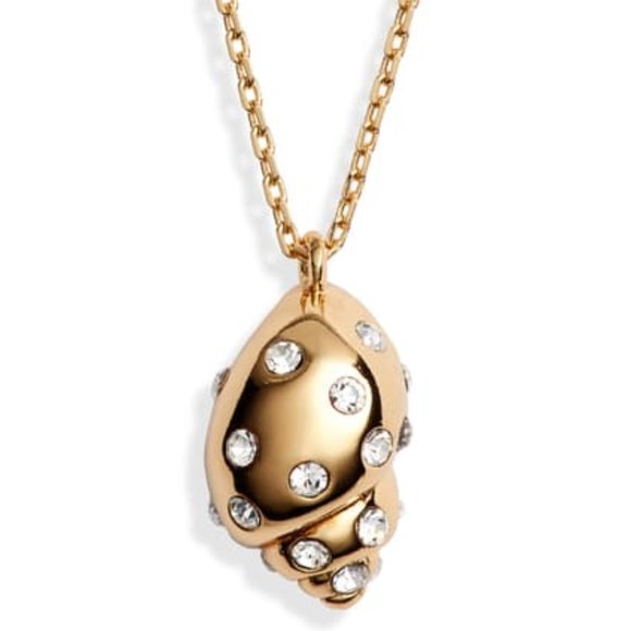 NWT Kate Spade Shell Pendant Necklace - Picture 1 of 6